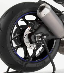 Linka na ráfek PUIG 8431A PREMIUM Fluorescentní modrá linky na ráfek - sada 8ks