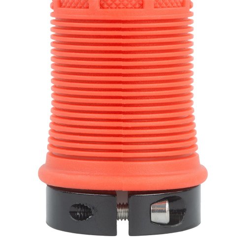 gripy DRIVER MTB LOCK-ON se šroubovacími objímkami, OXFORD (oranžová, délka 130 mm, 1 pár)