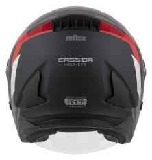 Přilba Reflex 2.0 Safety, CASSIDA (černá matná/červená/šedá/stříbrná reflexní) 2026