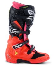 Boty TECH 7, ALPINESTARS (černá/červená fluo/růžová fluo) 2026