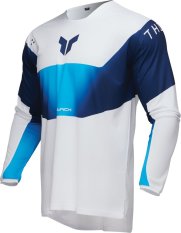 Dres cross enduro THOR LAUNCHMODE Storm bílo/modré