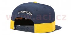 kšiltovka FASTER HAT, ALPINESTARS (bílá/tmavě modrá/zlatá)