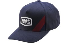 kšiltovka 100% - CORNESTONE Snapback modrá (vel. UNI)
