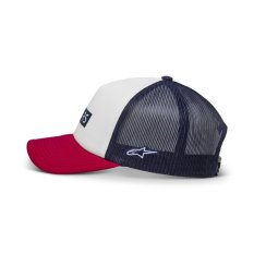 kšiltovka CLARIFIED FOAMER, ALPINESTARS (bílá/červená)
