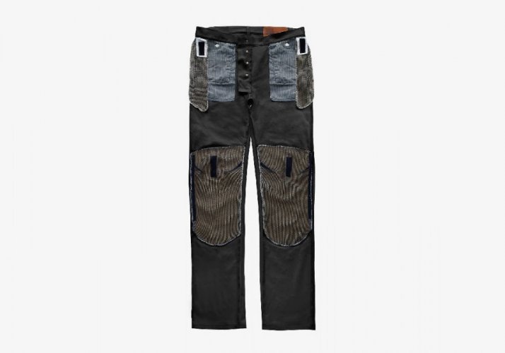 kalhoty, jeansy KEVIN, BLAUER - USA (černá)