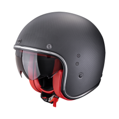 Moto přilba SCORPION BELFAST EVO CARBON matná černo/červená