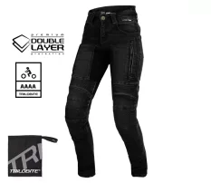 Dámské džíny Trilobite Parado doublelayer AAAA slim fit black level 2