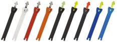 TCX pásek s hliníkovou koncovkou 17cm TBANDAL modro/neonově žlutý
