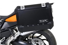 TRAX ION sada kufrů černá. 37/45 l. BMW F800 R (09-) / F800GT (12-16)