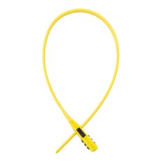 zámek zdrhovací na přilby a příslušenství SECURITY TIE COMBINATION, OXFORD (žlutý)