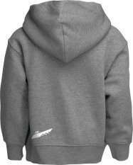 Junior mikina s kapucí Thor MX Brave Youth Hoody šedá