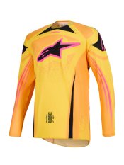 dres TECHSTAR NOMUR, ALPINESTARS (oranžová/žlutá/růžová) 2026