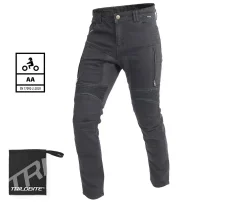 Pánské kalhoty Trilobite 661 Parado skinny fit black level 2 (Prodloužené)