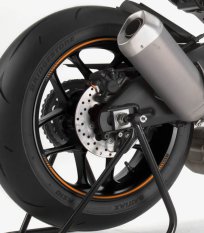 Linka na ráfek PUIG 8431T PREMIUM fluorescentní oranžová linky na ráfek - sada 8ks