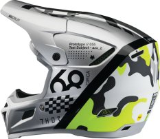 Offroad přilba Thor Reflex Sport Riot šedá fluo