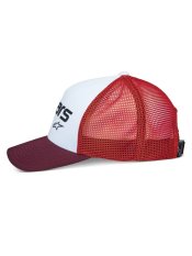 kšiltovka VITAL TRUCKER, ALPINESTARS (bílá/hnědo červená/oranžová)