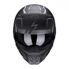 Moto přilba SCORPION EXO-COMBAT EVO RAM matná černo/stříbrná