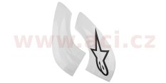 plastové kryty pro krční chrániče BNS PRO, ALPINESTARS - Itálie (bílé)