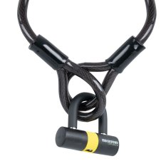 Zámek LOOP LOCK15 s U profil zámkem SHACKLE MINI, OXFORD (délka lanka 2 m, průměr lanka 15 mm)