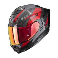 Moto přilba SCORPION EXO-1500 CARBON AIR PLATTED černo/červená