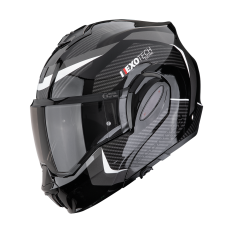 Moto přilba SCORPION EXO-TECH EVO PRO ACUTI černo/stříbrná