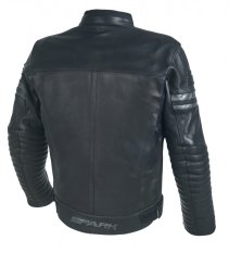 Pánská kožená moto bunda SPARK BRONO EVO, černá