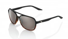 sluneční brýle KASIA Soft Tact Black/Havana, 100% - USA (HIPER stříbrné sklo)