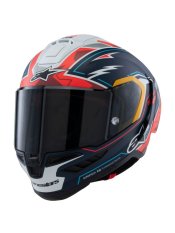 přilba SUPERTECH R10 limitovaná edice PEDRO ACOSTA, ALPINESTARS (modrá/červená/bílá matná) 2025