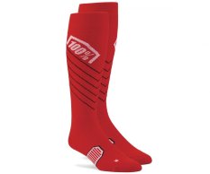 ponožky HI SIDE MX, 100% - USA (červená)