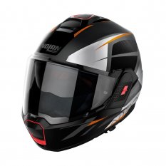 Moto helma Nolan N120-1 Nightlife N-com Flat Lava Grey 26