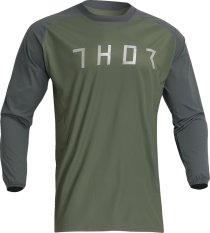 Dres cross enduro  THOR Terrain zelené