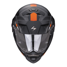 Moto přilba SCORPION ADX-2 CAMINO matná černo/stříbrno/oranžová