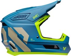 Offroad přilba THOR Fleet Forge modrá/fluo žlutá
