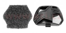 kryt bradové ventilace pro přilby SUPERTECH M10 a M8, ALPINESTARS (černý, vč. uhlíkového filtru)