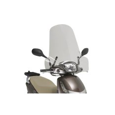 8100A plexi čiré Peugeot Tweet 50-125-150 (10-22)/Kymco (22-24), vxš508x660 mm, použij montážní sadu