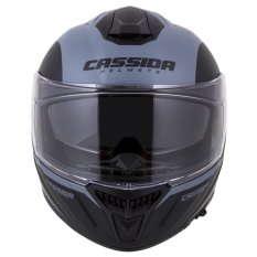 přilba Integral GT 2.0 Ikon, CASSIDA (černá matná/šedá) balení vč. pinlock folie