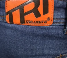 Pánské džíny na moto Trilobite Uptown skinny fit monolayer AAA blue