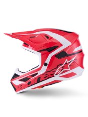 Přilba SM7 DEED, ALPINESTARS (červená/černá/bílá) 2026