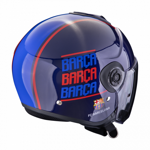 Moto přilba SCORPION EXO-CITY II FC BARCELONA modrá