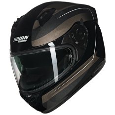 Moto helma Nolan N60-6 Ermetico Nobile Nero/ Pietra Glossy Finish 344