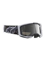 Brýle VISION 8 LAHND, ALPINESTARS (bílá/černá, zrcadlové stříbrné plexi) 2026