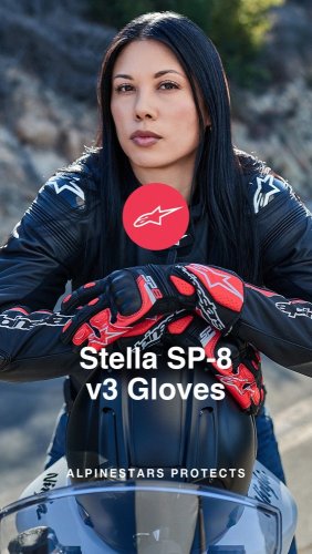 rukavice STELLA SP-8 2021, ALPINESTARS, dámské (černá/bílá)
