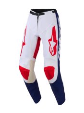 Kalhoty RACER RIWAY, ALPINESTARS (bílá/modrá/červená) 2026