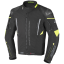 BÜSE Rocca textilní bunda černá / žlutá - Barva: černá / žlutá, Velikost: 46