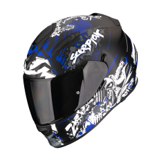 Moto přilba SCORPION EXO-491 SPECTOR matná černo/modrá