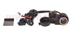 zásuvka 12V standard s objímkou pro uchycení k řidítků a trubkám o průměru 22 a 25 mm, OXFORD - Anglie