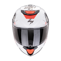Dětská moto přilba SCORPION EXO-JNR AIR BOUM bílo/černá