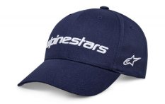 kšiltovka LINEAR WORDMARK 2.0, ALPINESTARS (modrá/bílá)