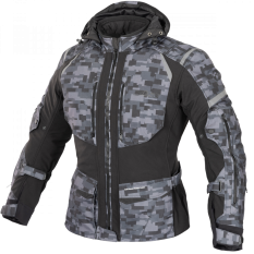 BÜSE Bristol Textiljacke Damen mat černá/ šedá