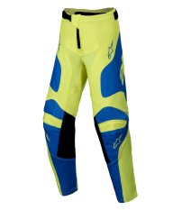 kalhoty RACER VEIL, ALPINESTARS, dětské (žlutá fluo/modrá) 2025